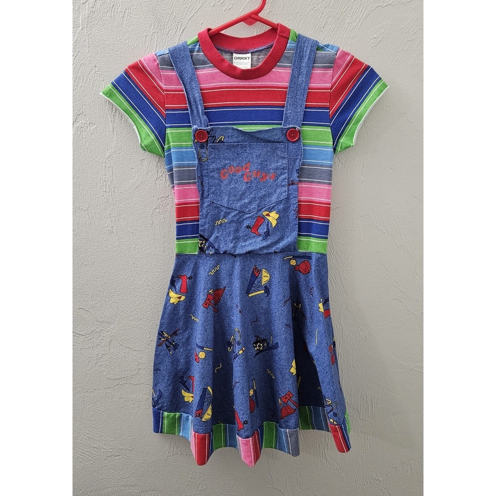 Spirit Halloween CHUCKY Girl Children's Costume Size Medium Dress‎ Only